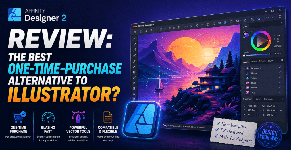 Affinity Designer 2 Review: The Best One-Time-Purchase Alternative to Illustrator?