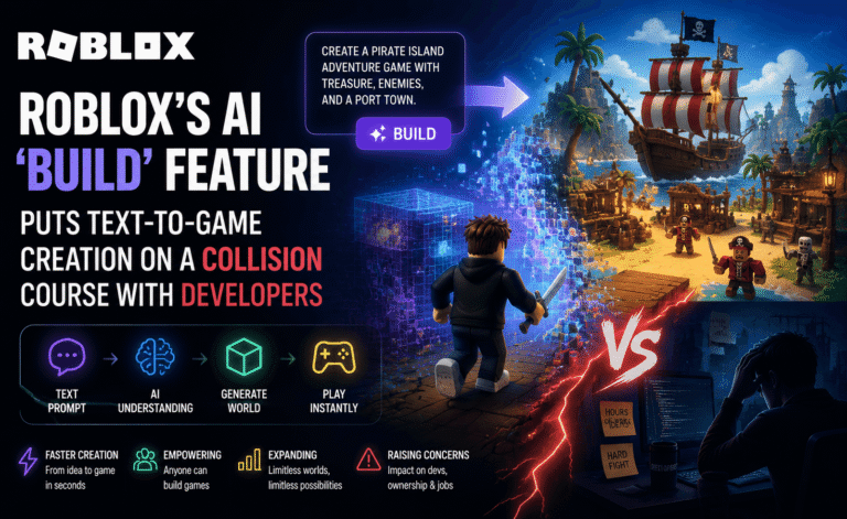 Roblox's AI 'Build' Feature Puts Text-to-Game Creation on a Collision Course With Developers