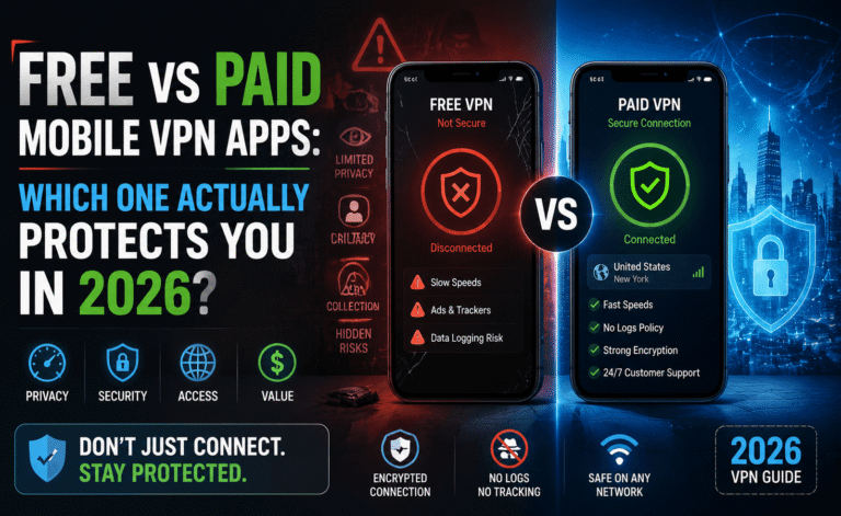 Free vs Paid Mobile VPN Apps: Which One Actually Protects You in 2026?