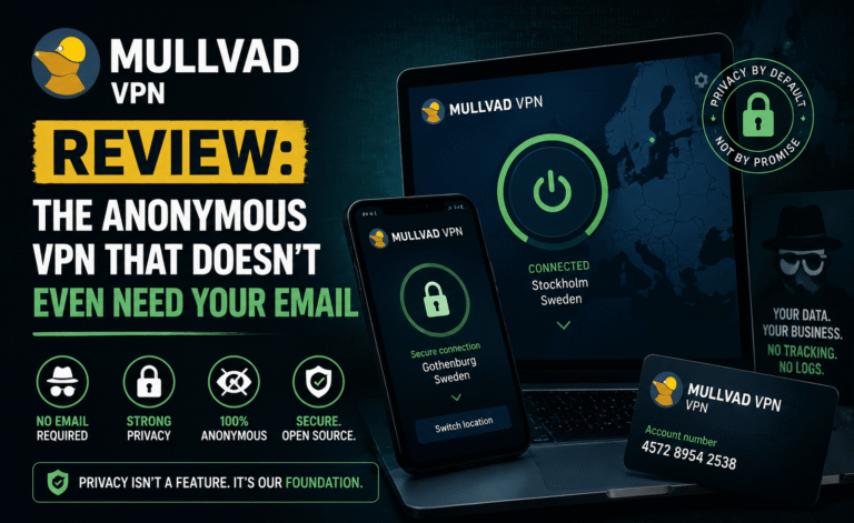 Mullvad VPN Review: The Anonymous VPN That Doesn't Even Need Your Email