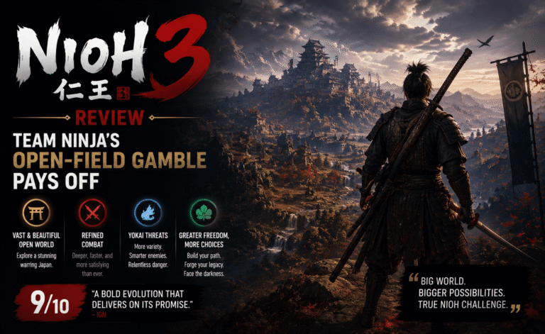 Nioh 3 Review: Team Ninja's Open-Field Gamble Pays Off